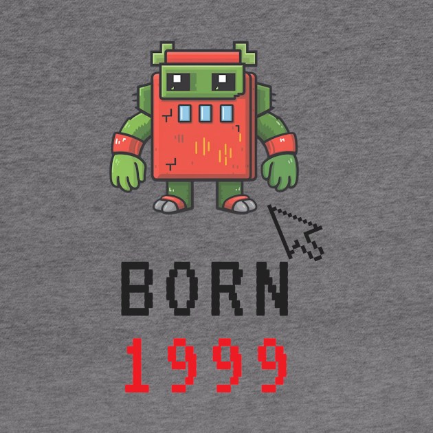 8 Bit Robot Born in 1999 by AnimeVision